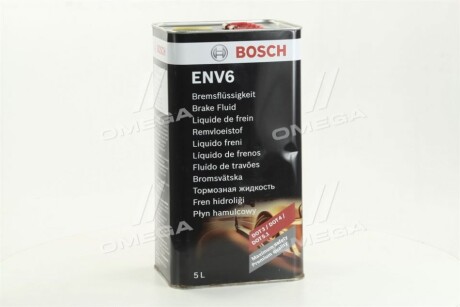 Гальмівна рідина ENV6 (DOT4/DOT3/DOT5.1) (5L) (opt-om) BOSCH 1 987 479 208