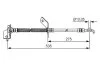 Шланг тормозной Спереди слева KIA CEED, PRO CEED 1.4-2.0 -2012,CERATO 1.6 2010- 1 987 481 414 BOSCH 1987481414 (фото 1)