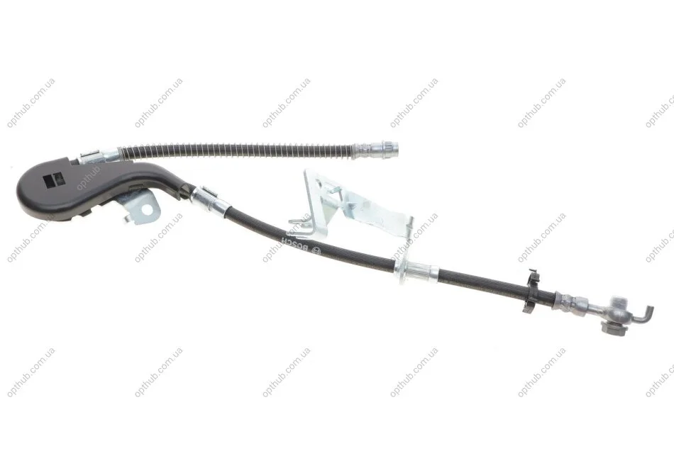Шланг гальмівний (передній) Citroen C5/C6/Peugeot 407 04- (L) (L=750mm) (opt-om) BOSCH 1 987 481 427 (фото 1)