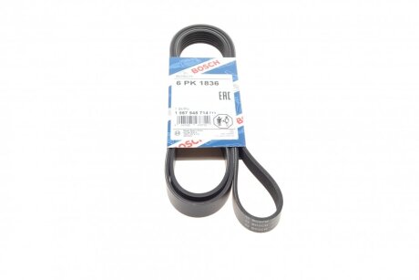 Ремінь генератора Renault Master 2.2/2.5 dCi 00- (6PK1836) (opt-om) BOSCH 1 987 945 714