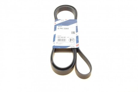 Ремінь генератора MB Sprinter CDI (-AC) (6PK2260) UA63 BOSCH 1 987 945 981