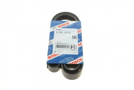 Ремінь п-клиновий 6pk1570 (Вир-во Bosch) BOSCH 1 987 946 014
