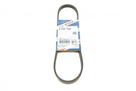 Реминь генератора Fiat Ducato 1.9D/TD 94-02 (4PK755) UA63 BOSCH 1 987 946 017