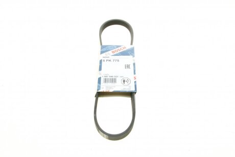 Ремінь генератора Renault Laguna 3.0 93-01/Fiat Panda/Punto 0.9 12-/Peugeot 1.5D 94-04 (5PK UA63 BOSCH 1 987 946 021