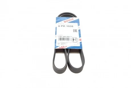Ремінь генератора Toyota 3.0 91-01/Peugeot 301 1.6 12-/Citroen Berlingo 1.9D 98-11 (6PK1035 UA63 BOSCH 1 987 946 054