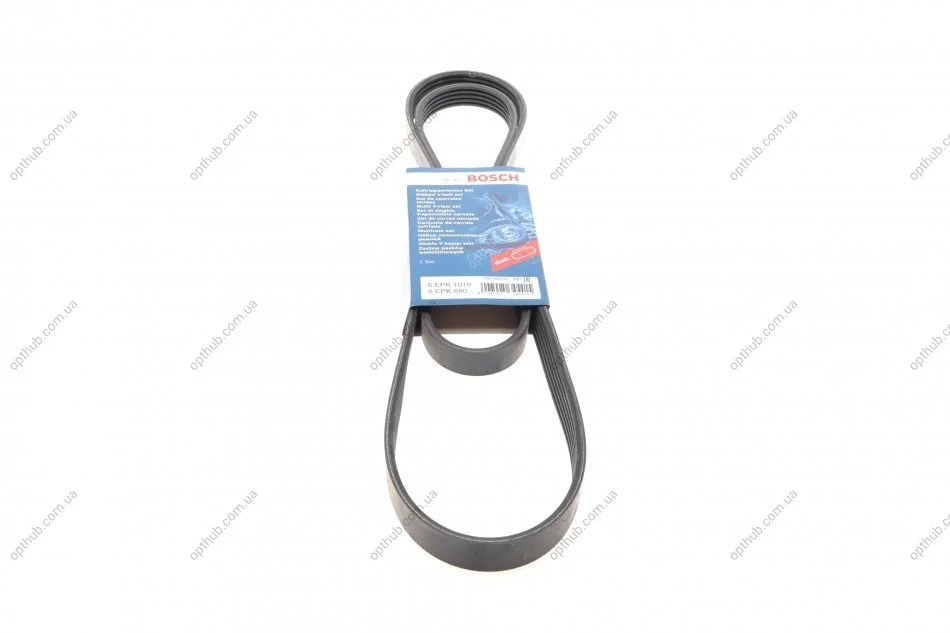 Ремінь генератора Ford Fiesta/Focus 1.4LPG/1.6Ti 08- (6PK1019) (opt-om) BOSCH 1 987 946 197 (фото 1)