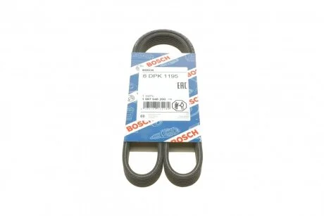 Ремень пклиновой 6dpk1195 (пр-во Bosch) BOSCH 1 987 946 200