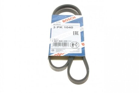Ремінь поліклиновий RENAULT KANGOO I 1.4I, CLIO II 1.4I -ua BOSCH 1 987 946 230