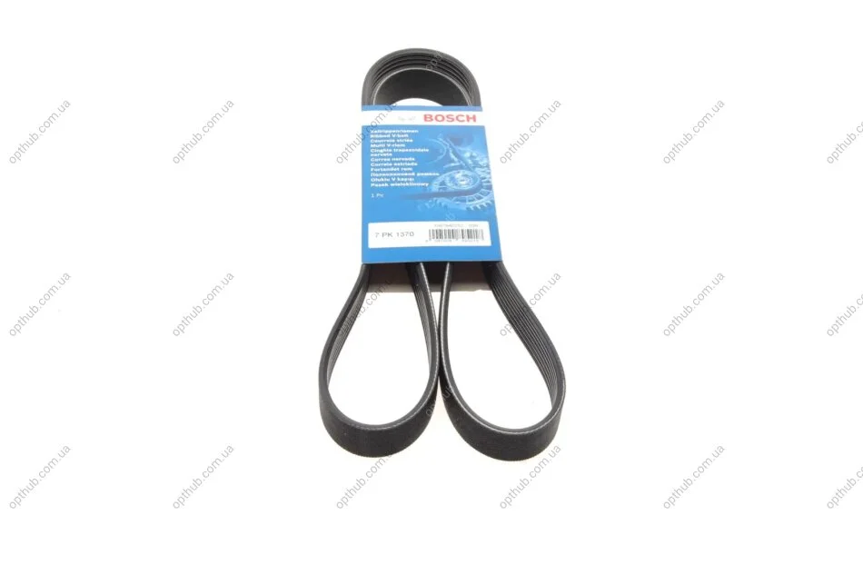 Ремінь генератора Toyota Avensis 2.0 D-4D 08-18/BMW 7 (F01-F04) (N63) 10-12 (7PK1370) UA63 BOSCH 1 987 946 252 (фото 1)