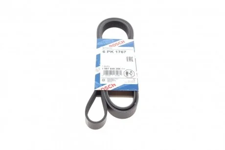 Ремінь генератора VW T4 2.4D/2.5TDI 90-03/Ford Fiesta 1.25-1.6 95-02 (6PK1767) (opt-om) BOSCH 1 987 946 296