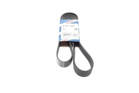 Ремінь генератора BMW 3 (F30/F80)/5 (F10)/ X5 (F15/F85)/ X6 (F16/F86) 13- (8PK1395) (N55) UA63 BOSCH 1 987 947 048