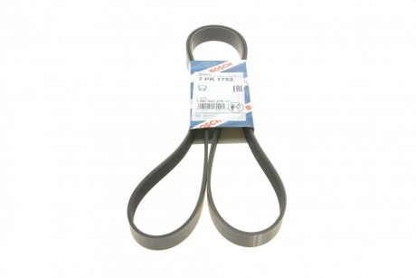 Ремінь генератора Renault Master 2.3 dCi 10- (7PK1753) UA63 BOSCH 1 987 947 375