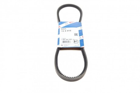 Ремінь генератора Audi 100/200/80/90 82-96 (13x915) UA63 BOSCH 1 987 947 502