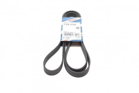 Ремінь генератора Land Rover Range Rover/Toyota Land Cruiser 120 4.0i/4.6 94-10 (7PK212 (opt-om) BOSCH 1 987 947 579
