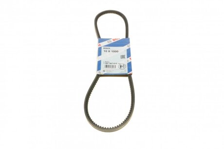 Ремінь генератора Ford Transit 2.5D 88-92/Toyota Land Cruiser 4.2D 90-/Volvo 240/960 86 (opt-om) BOSCH 1 987 947 613