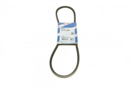 Ремінь генератора Ford Transit 2.5D 88-92/Toyota Land Cruiser 4.2D 90-/Volvo 240/960 86 (opt-om) BOSCH 1 987 947 613