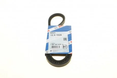 Ремінь генератора MB 207/307 OM616 -90 (13x1025) UA63 BOSCH 1 987 947 618