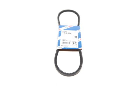 Ремінь генератора VW Jetta 1.6/1.8 82-92/Seat Toledo 1.6-2.0 91-99/Ford Transit 2.0 77- (opt-om) BOSCH 1 987 947 636