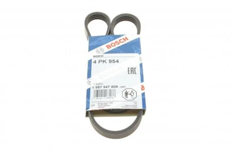 Ремінь поліклиновий MATIZ 1.0 I 02.2005 - 12.2010, SWIFT 1.3I HATCHBACK 06.1996 - 03.2001, JIMNY BOSCH 1 987 947 808