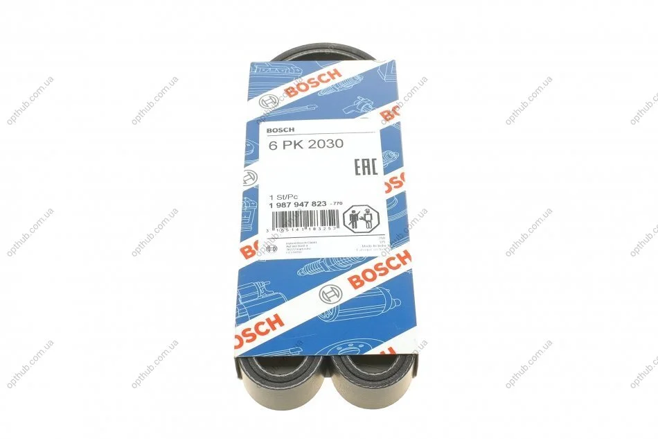 Ремінь поліклін. 6PK2030 (вир-во Bosch) BOSCH 1 987 947 823 (фото 1)