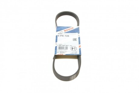 Ремінь п-клиновий 5pk725 BOSCH 1 987 947 831