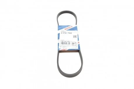 Ремінь генератора Smart Fortwo 0.6-0.7i 02-07/Mitsubishi Colt 1.5 05-12 (4PK790) UA63 BOSCH 1 987 947 856