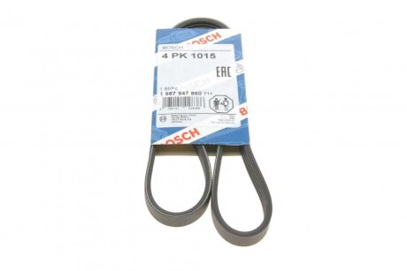 Ремінь генератора Renault Mascott 99-05/Iveco Daily 99-06/Mazda 323 89-96/MX-3 93-98 (4PK10 UA63 BOSCH 1 987 947 860