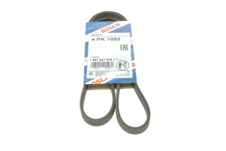 Ремінь генератора Toyota Avensis/Camry/Rav 4 1.8/2.0 83-00/Honda Civic 1.4-1.6 88-95 UA63 BOSCH 1 987 947 878