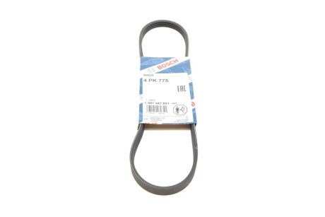 Ремінь генератора Renault Laguna/Espace 3.5 02-/Honda Civic 1.6 88-01 (4PK775) UA63 BOSCH 1 987 947 891