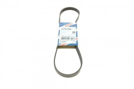 Реминь генератора Smart Fortfour 1.1-1.5 04-06/Mitsubishi Colt 1.1-1.5 (-AC) 04-12 (5PK920) UA63 BOSCH 1 987 947 915