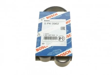Ремінь п-клиновий 5pk962 (Вир-во Bosch) BOSCH 1 987 947 918