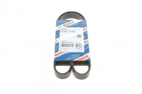 Ремінь поліклін. 6PK1145 (вир-во Bosch) BOSCH 1 987 947 943