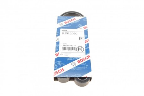 Ремінь поліклін. 6PK2020 BOSCH 1 987 947 987