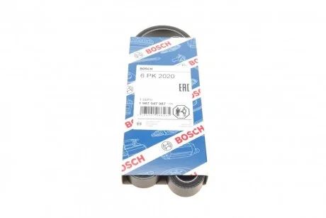 Ремінь поліклін. 6PK2020 (вир-во Bosch) BOSCH 1 987 947 987