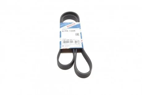 Ремінь п-клиновий 6pk 1306 (Вир-во Bosch) BOSCH 1 987 948 343