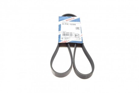Ремінь генератора Opel Combo 1.4i 04- (5PK1230) UA63 BOSCH 1 987 948 348