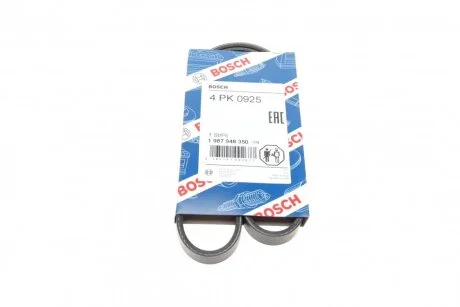Ремінь генератора Renault Kangoo/Nissan Kubistar 1.2 16V 97- (4PK925) UA63 BOSCH 1 987 948 350