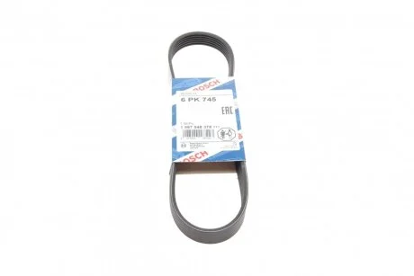 Ремінь п-клиновий 6 pk 745 (Вир-во Bosch) BOSCH 1 987 948 378