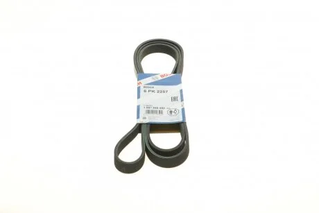 Ремінь полікліновий 6pk2257 (Вир-во Bosch) BOSCH 1 987 948 495