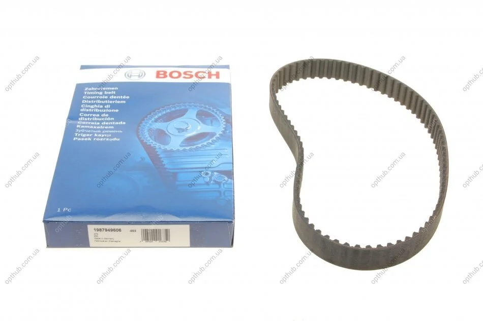 Ремінь ГРМ VW Touareg 3.0 TDI 04-10/Audi A4/A5/A6/A8 2.7/3.0TDI 04-13 (24x83z) UA63 BOSCH 1 987 949 606 (фото 1)