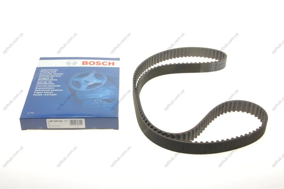 Ремінь ГРМ Citroen Jumpy/C4/C5 1.8/2.0i/Peugeot Expert/307/407/807 2.0 16V 04- (153x25) UA63 BOSCH 1 987 949 649 (фото 1)