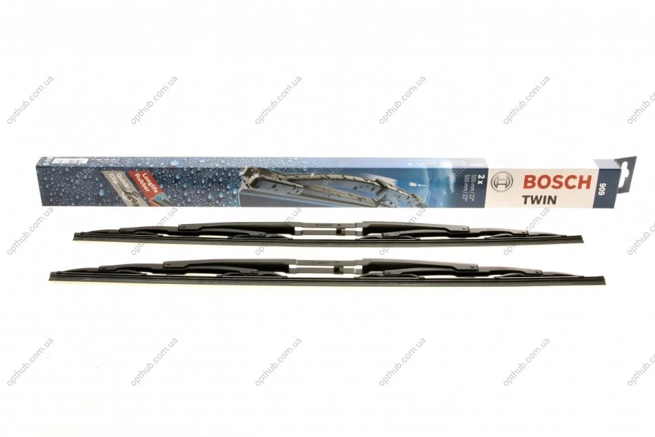 ЩІТКИ СКЛООЧИСНИКІВ TWIN BOSCH 3 397 001 909 (фото 1)