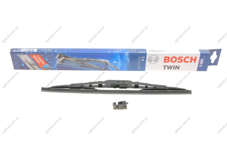 Щітка склоочисника (340mm) Citroen Berlingo/Peugeot Partner 96-08 UA63 BOSCH 3 397 004 578 (фото 1)