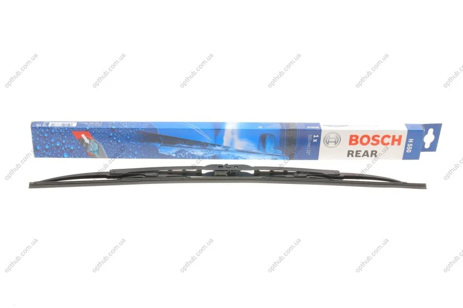 Щітка склоочисника (задня) (550mm) Citroen/Daf/Fiat/Ford/Hyundai/Mazda/Mitsubishi/Renault UA63 BOSCH 3 397 004 762 (фото 1)