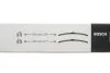 Щітки склоочисника (625/425mm) Fiat Сroma Aerotwin (безкаркасна) (opt-om) BOSCH 3 397 007 094 (фото 4)