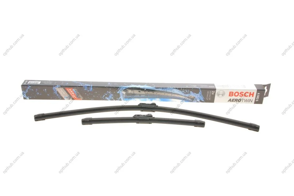 Щітка склоочисника К-Т БЕСКАРКАСНЫЙ AEROTWIN / 650/340 MM / A 583 S / ЛЕВЫЙ РУЛЬ -ua BOSCH 3 397 007 583 (фото 1)