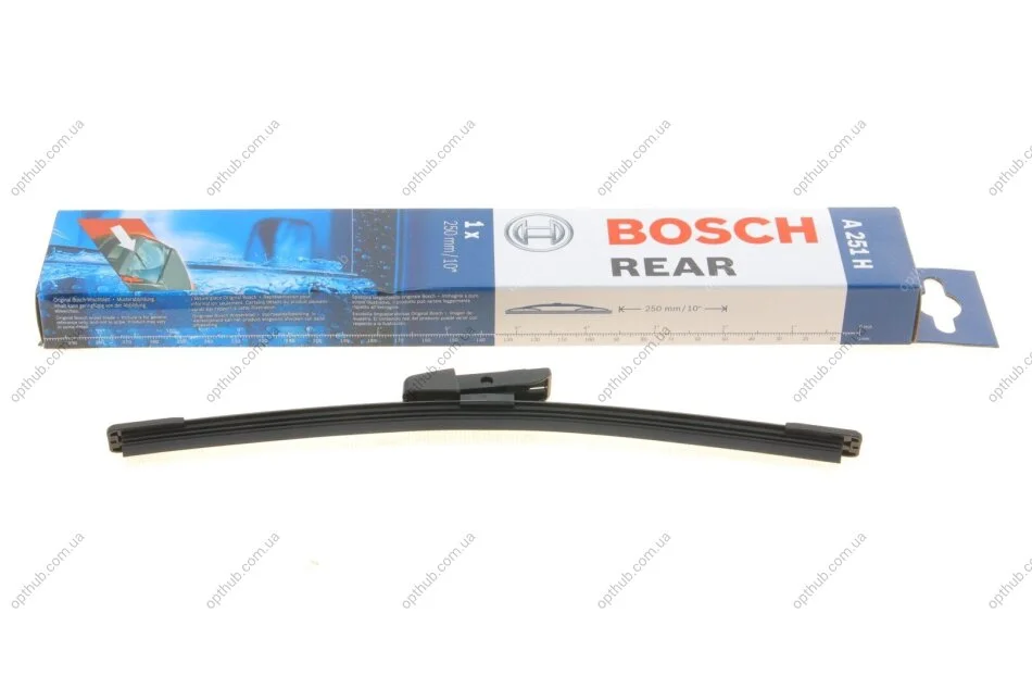 Щітка склоочисника (задня) (250mm) Opel Astra/Peugeot 308 21- (opt-om) BOSCH 3 397 008 058 (фото 1)