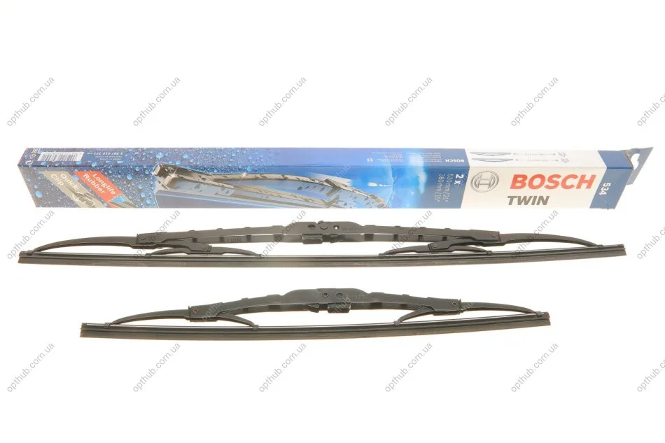 Щитки стеклоочистителя (530/380mm) Daewoo Matiz/Toyota Yaris 98- (opt-om) BOSCH 3 397 010 271 (фото 1)