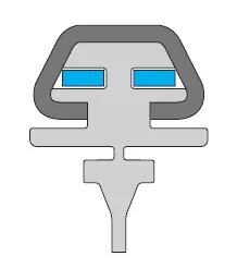 Гумка щітки склоочисника К-Т РЕЗИНКА / 625/625 MM / Z 266 -ua BOSCH 3 397 033 266