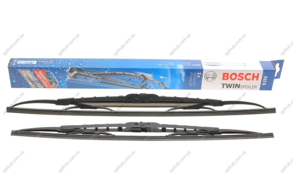 Щітки склоочисника (530/475mm) Audi/Honda/Kia/Nissan/Skoda/Toyota/VW 86- UA63 BOSCH 3 397 118 406 (фото 1)